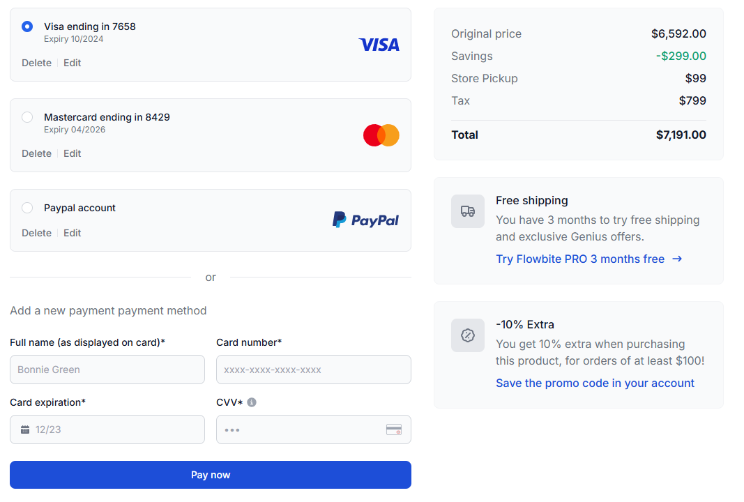Billing, payments and access control