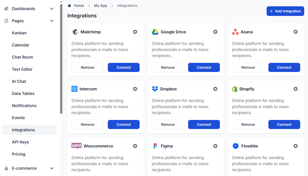 Growth is limited by disconnected systems