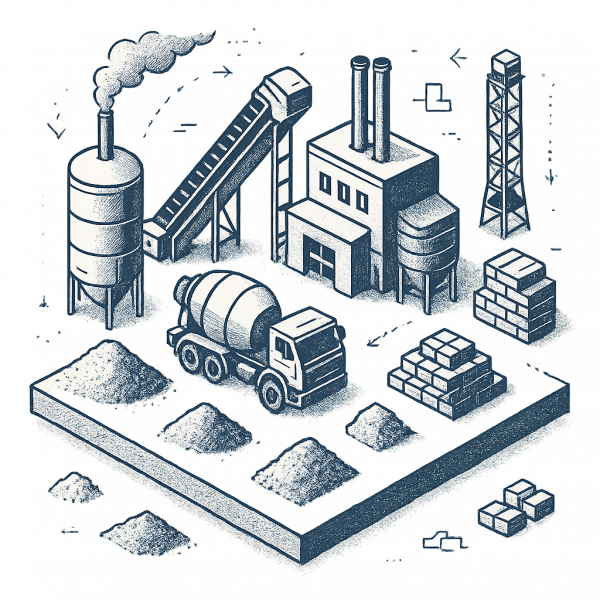 Heavy building materials