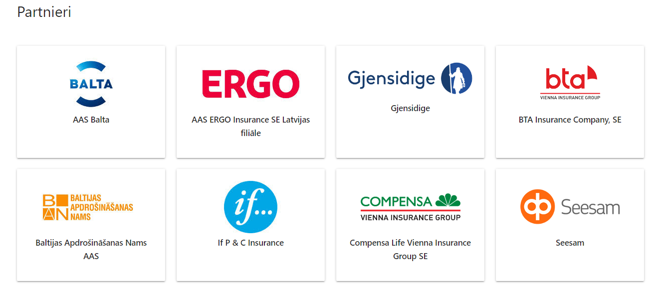 Partners page / medical website development